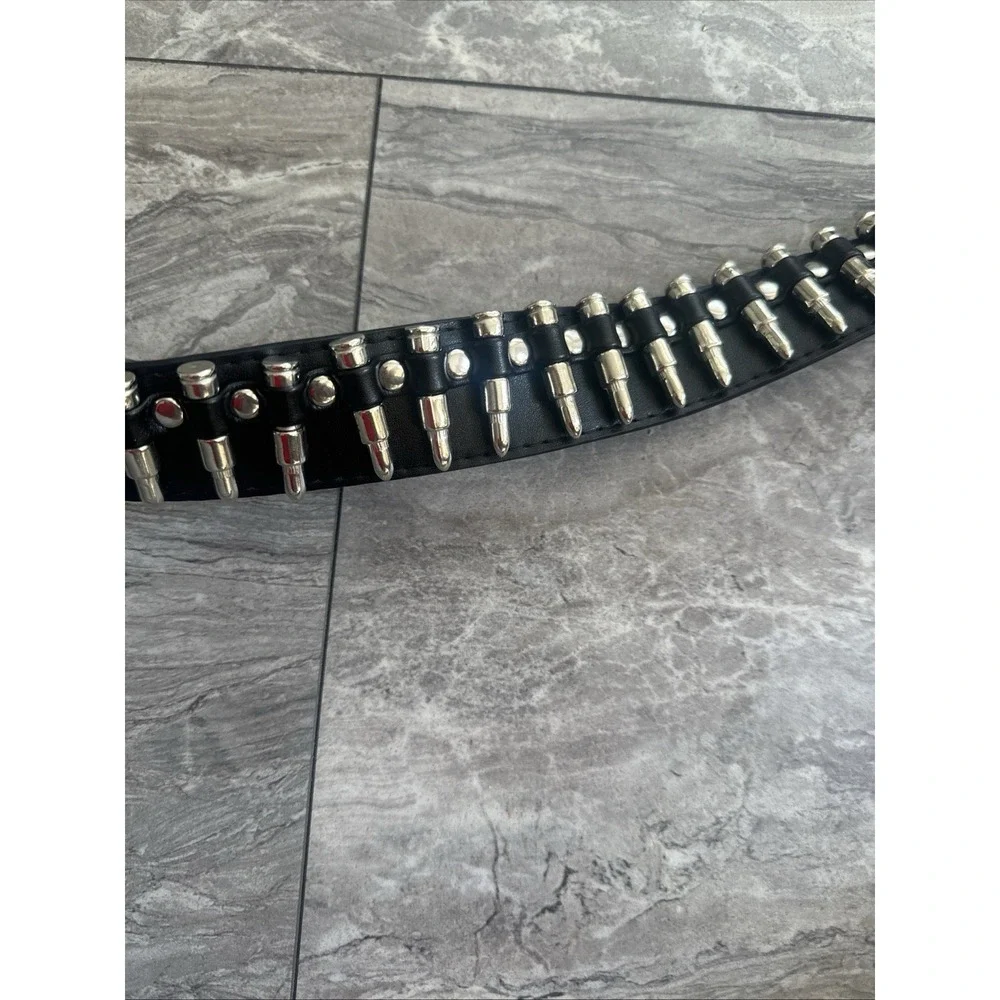 Studded Belt Bullet Rivets Belt Y2k Secene Costume Women Men Goth Belts 44